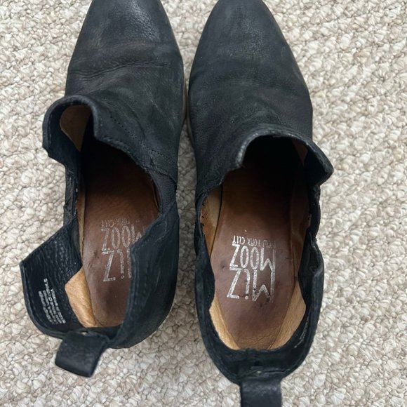Miz mooz black ankle booties boots size 39 leather - Picture 13 of 13